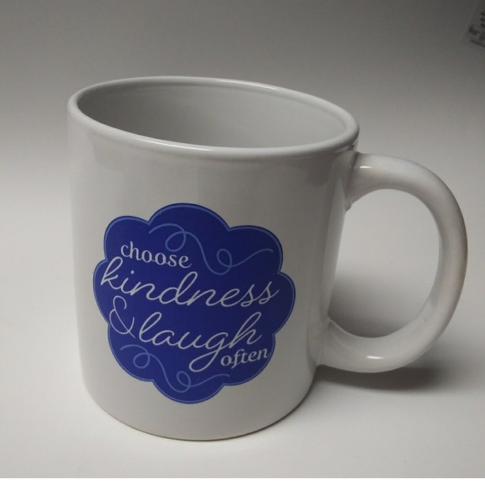 Choose kindness & laugh often mug